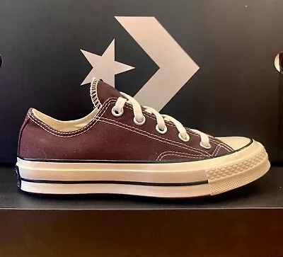 Converse Men Chuck 70 In Dark Root/Egret Low Top Vintage Canvas Shoes A08189C • $65.09