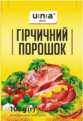 MUSTARD POWDER 2PAC X 100g UNA SPICES & SEASONING  Ukraine Горчичный порошок • $14.99