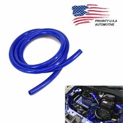 $10.99 • Buy 10mm 3/8  Blue Vacuum Silicone Hose Racing Line Pipe Tube 5 Feet Per Order