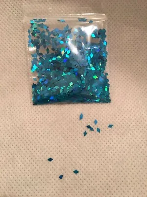 Diamond Shape (Sea Blue)2mm Glitter 1tsp-4Nail Art Face Crafts(US Seller) • $2.47