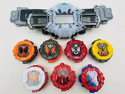 Kamen Rider Zi-O DX ZIKU DRIVER DX Ride Watch 7 Set BANDAI JAPAN #1818 • £74.57