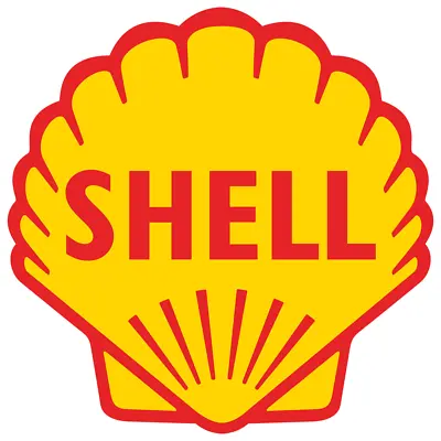 Vintage Shell Oil Gas Gasoline Vinyl Sticker Car Truck Window Decal Pump Station • $12.24