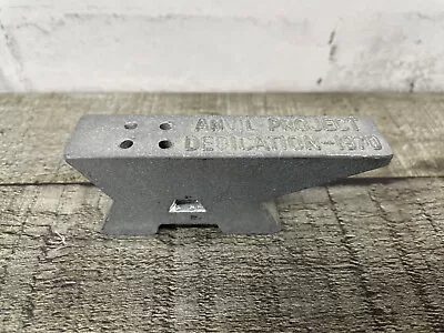 Mini Vtg Anvil Project Dedication - 1970 Blacksmith Saleman Sample/Advertising • $34.99