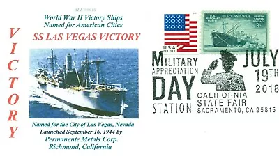 USS LAS VEGAS VICTORY US Navy Ship Named: City Las Vegas Nevada ColorPictorial  • $1.90