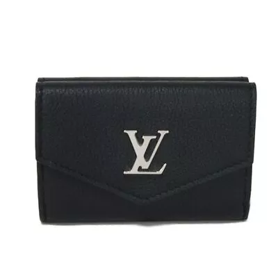 AUTHENTIC LOUIS VUITTON Portefeiulle Lock Mini M63921 Tri-fold Wallet LV S... • $261