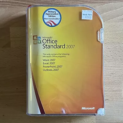 Microsoft Office Standard 2007 Military Appreciation Edition • $20