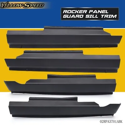 Rocker Panel Protector Guard Cover Trim Fit For 2009-2018 Dodge Ram Crew Cab • $36.69