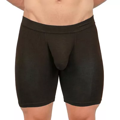 Obviously EliteMan Boxer Brief 6 Inch Leg F09 Black • $21.99