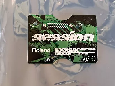 Vintage Roland SR-JV80-09 Session Expansion Board Sound Card For JV/JD/XP Series • $89.99