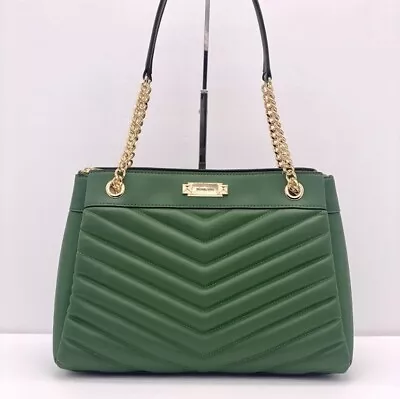 Michael Kors Whitney Women Ladies Medium Tote Shoulder Handbag Bag Purse Green • $149
