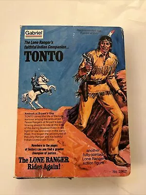 Vintage Gabriel Tonto Lone Ranger No 23621 Original Box Gun & Feather Headband • $79.95