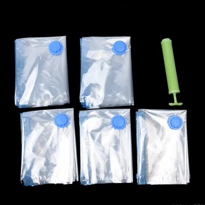 $31.58 • Buy 5pcs Strong Vacuum Storage Bags Saving Compressed Bag Vaccum Pack Save Useful