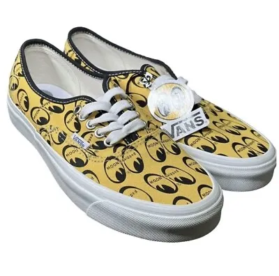 VANS Mooneyes Authentic 44 DX Sneakers Yellow Mens 3.5 Womens 5 NIB! • $79.95