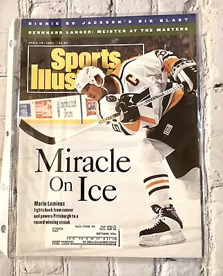 1993 Sports Illustrated Magazine Miracle On Ice Pittsburgh Penguin Mario Lemieux • $14.99