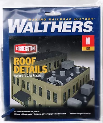 N Scale Walthers Cornerstone 933-3286 Roof Details Building Kit • $8.48