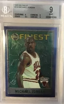 1995-96 Topps Finest: #229 Michael Jordan BGS-9 (MINT) • $75