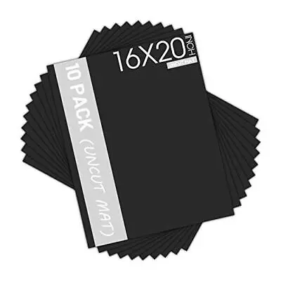 Mat Board Center 10-Pack Backing Boards - Full Sheet 16x20 (10-Pack) Black  • $46.06