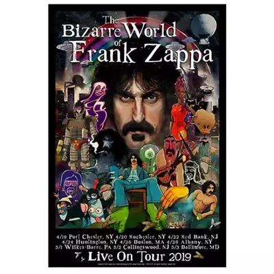 FRANK ZAPPA Euro Tour Poster ORIGINAL • $14.99