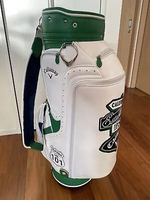 Callaway Limited Model White/Green Rare Golf Bag Caddy Bag Staff Bag Tour Bag • $699.99