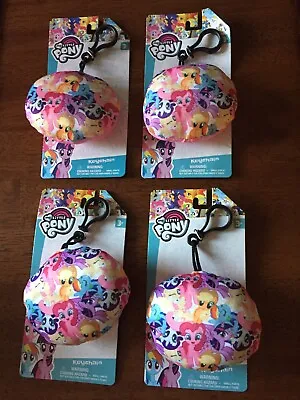 NEW Lot Of 4 Plush Hasbro My Little Pony Keychains Ponies Keychain • $11.50