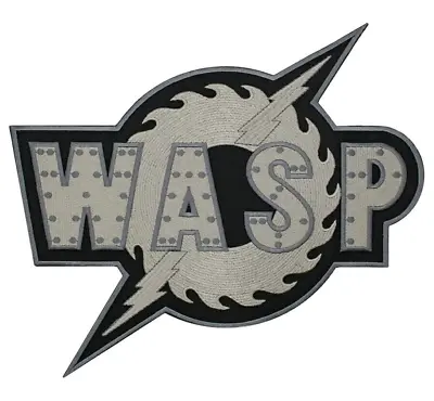 WASP Iron-on & Sew-on Back Patch | W.A.S.P. American Heavy Metal Rock Band Logo • $17.99