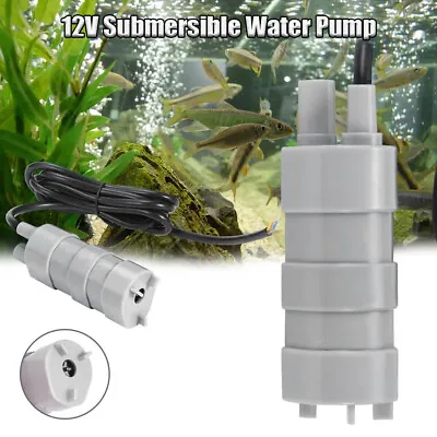 12V Submersible Water Pump Caravan Motorhome High Flow Camping Garden Water Pump • £8.69