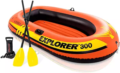 Explorer Inflatable Boat Series Oar Locks Soft Inflatable Floor Comfort Rigidity • $31.03