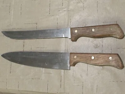 Vintage Armstrong Forge Utility Carving Butcher Knife Knives 8 X2 Japan Wood Set • $19.95