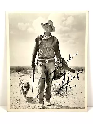 1970 John Wayne Autographed Picture 8x10 • $239.90