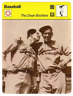 1979 Dizzy And Daffy Dean St. Louis Cardinals Sportscaster Baseball Card #70-13 • $7.99