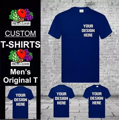 Personalised Custom Printed T-Shirt Your Text Logo Stag Do Hen Party Unisex Top • £4.99