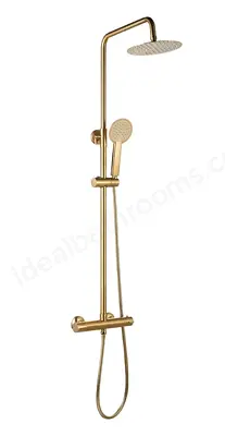 £129.95 • Buy Niagara Observa Round Thermostatic Bar Complete Mixer Shower - Brushed Brass