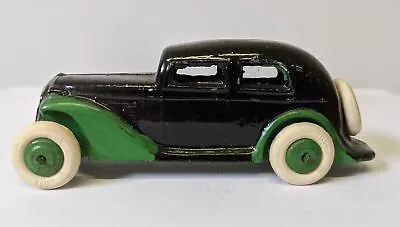 Vintage 1930s BARCLAY? MANOIL? Slush Cast Mold 4  4 Window Coupe Toy Car • $55