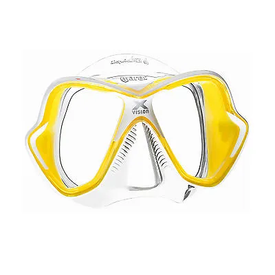 Mares X-Vision Ultra Liquidskin Scuba Diving Snorkeling Mask Yellow/Clear • $119.95