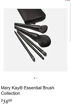 Mary Kay® Essential Brush Collection With Storage/Org. - NEW IN SEALED PKGS! • $34.96