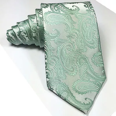 BRAND New Men's Microfiber Self Tie Neck Tie Paisley Wedding Party Prom Formal • $11.34