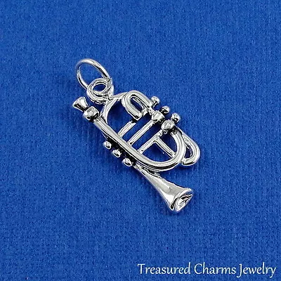 Silver TRUMPET Musical Instrument CHARM PENDANT • $9.95