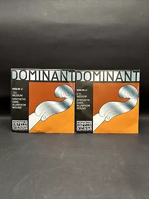 Dominant Violin A1 131 Medium String Thomastik Aluminum Wound (Pack Of 2) • $30