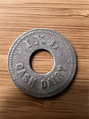 Vintage Ixl Cash Dairy Milk Trade Token  Good For Pint Milk  - A957 • $10