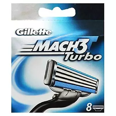 Gillette Mach 3 Turbo Razor Refill Cartridges 8 Count (Packaging May Vary) • $16.99