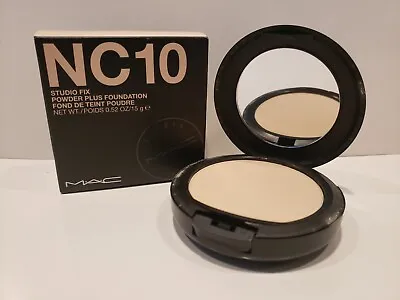 Mac ~ Studio Fix Powder Plus Foundation ~ NC10 ~ NIB • $26.99