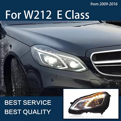 Pair LED Headlight For Benz E Class E211 W212 2010-16 Front DRL Turn Signal Lamp • $1361.60