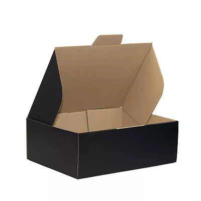 Mailing Box 250 X 190 X 90mm Diecut Black For 3kg Large Satchel B166 • $32.95