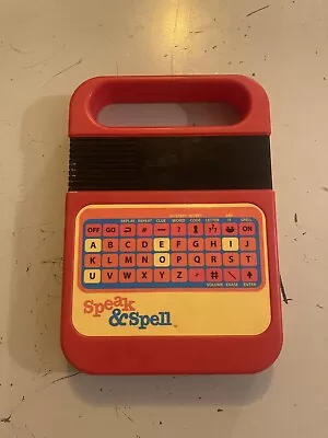 Classic Vtg Speak And Spell Kahootz 09624 Electronic Spelling Game Tested Works • $10