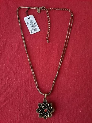 $4.40 • Buy Cookie Lee Fashion Metal Flower Pendant Necklace