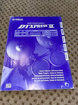 Yamaha Drum Trigger Module DTXPRESS III Owner’s Manual Book • £10