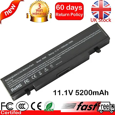 AA-PB9NC6B AA-PB9NS6B AA-PB9NC5B Battery For Samsung RV511 Q430 R480 R468 R430 • £15.99