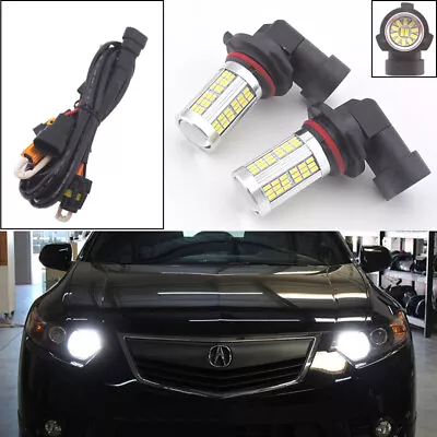 HID White 9005 102-SMD LED High Beam Daytime Running Lights Kit For Acura Honda • $26.99