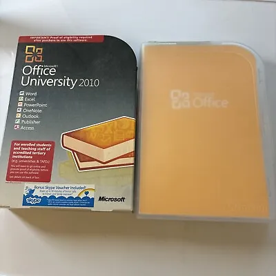 Microsoft Office University 2010 PC DVD-ROM • $32.16