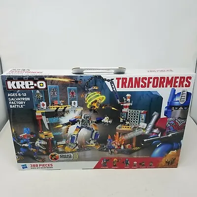 Kre-O Transformers Galvatron Factory Battle Optimus Prime Bumblebee A6952 New • $292.12